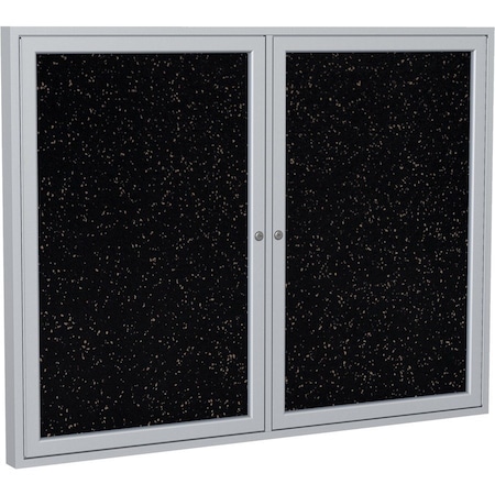 Ghent Enclosed Rubber Bulletin Board 36"x60" PA23660TR-TN