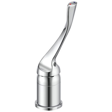 Delta Commercial 24T2 Control Unit And Long Lever Handle Only In Chrome 24T0003