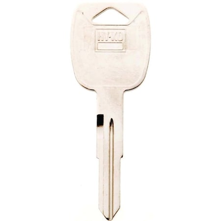 Hy-Ko Key Blank, Brass, Nickel 11010B101