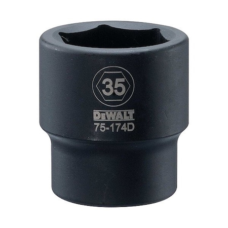 Dewalt Impact Socket, 3/4 IN DR, 35MM DWMT75174OSP