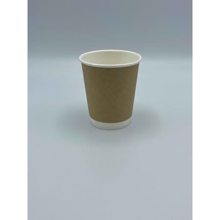 Empress Double Wall Paper Hot Cup 8 oz Kraft EHCDW8-K