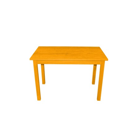 Homeroots 48" Goldenrod Solid Wood Dining Table 548863