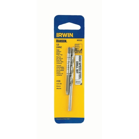 Irwin 12-24 Tap - No. 16 Drill 80222