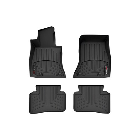 Weathertech Black, Front and Rear Floorliners 441741-1-2
