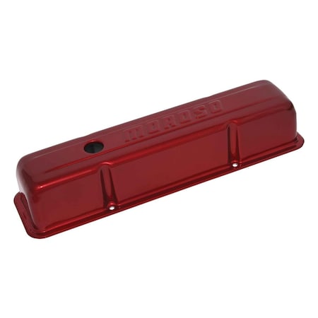 Moroso 68006 Aluminum Valve Cover for Small Block Chevy, Red MOR68006