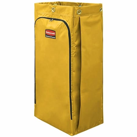 Rubbermaid Commercial Replacement Bag, 10-1/2 in. W, Yllw, Vinyl 1966881