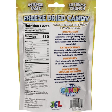 Best Candy Ever Freeze Dried Sour Rings 2604A
