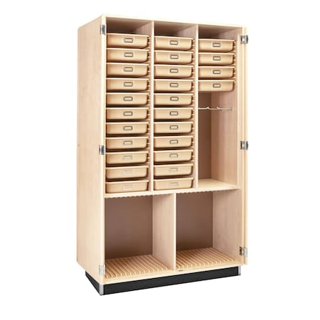 Diversified Spaces Tray Cabinet Storage Cabinet, 32-3/4 in H, 18 in W DTC-5