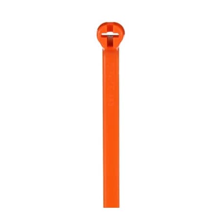 Abb CABLE TIE 50LB 7IN ORANGE NYLON, 1000PK TY25M-3