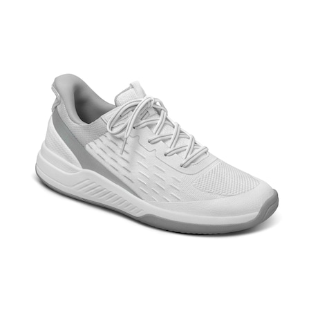 Orthofeet Ace Womens Pickleball Shoe, White/Gray, Size 7.5 88002