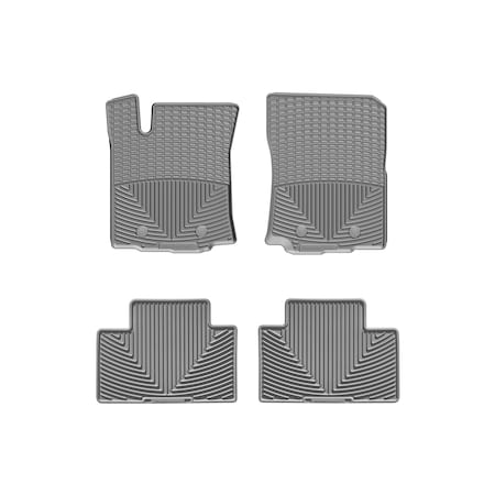 Weathertech Grey, Front and Rear All Weather Floor Mats WTFG236136