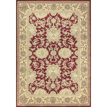 Dynamic Rugs Legacy 9.2 x 12.10 58019-330 Rug - Red LE101458019330