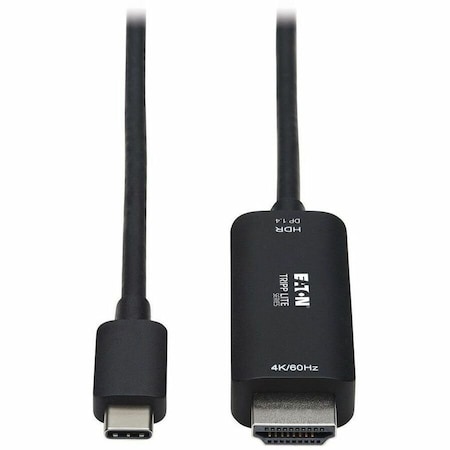 Eaton EATON, HDMI Cable, 3 ft, 4K, Male to Male U444-003-HDR4BE