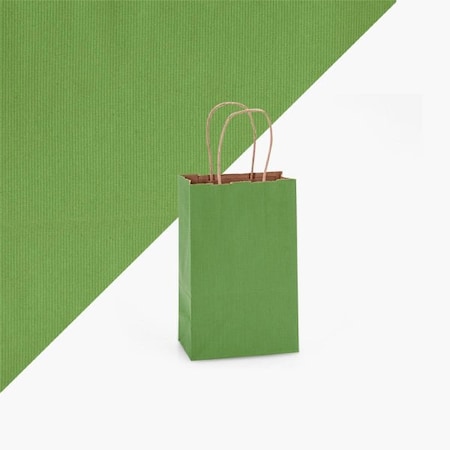 Nashville Wraps Apple Green Shadow Stripe Bags, Rose 5.5x3.25x8.375, 100PK AGSHR