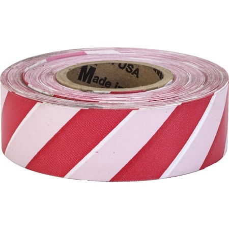 Mutual Industries FLAGGING TAPE RED WHITE STRIPE, 12PK 16002-279-1875