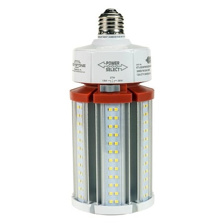 Keystone LED HID Replacement Lamp, Power Select 36/27/18W, E26 Base, 5000K, 120-277V Input, DirectDrive KT-LED36PSHID-E26-850-D /G4