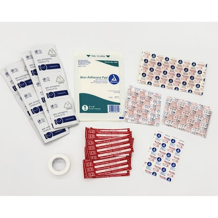 First Voice ANSI Class B First Aid Go Kit Replacement Pocket 2: Minor Injury P2-ANSI-2021-CLASS-B