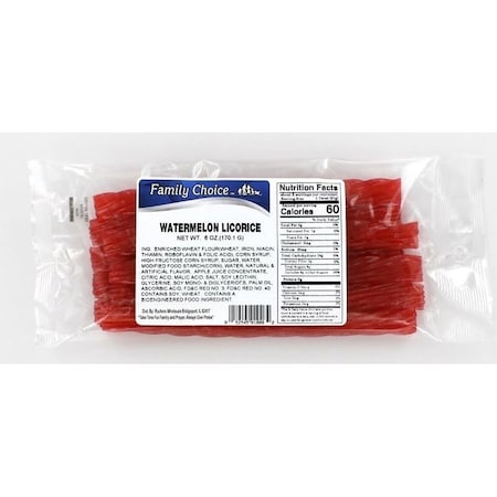 Family Choice Licorice, Watermelon Flavor, 6 oz 1008
