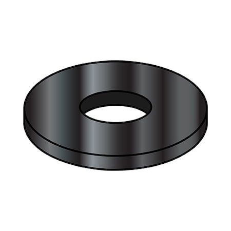 Zoro Select 3/8X2 Fender Washer Black Oxide, 1 BOX OF 25 POUNDS 3732WFB