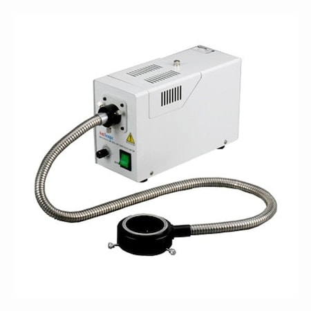 Amscope 150W Fiber Optic Microscope Ring Illuminator HL250-AR