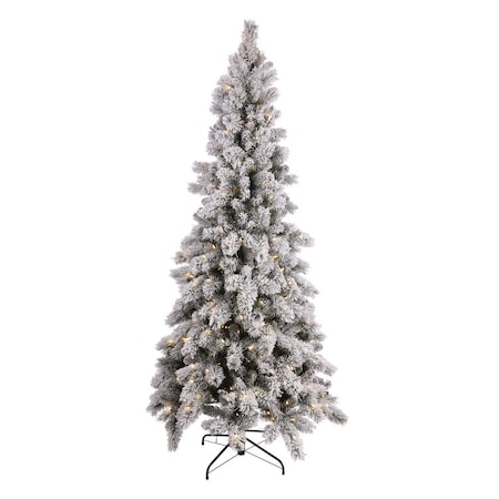Holiday Bright Lights 7 ft. Slim LED 400 ct Arcadia Pine Sparkle Color Changing Christmas Tree 24-07066A