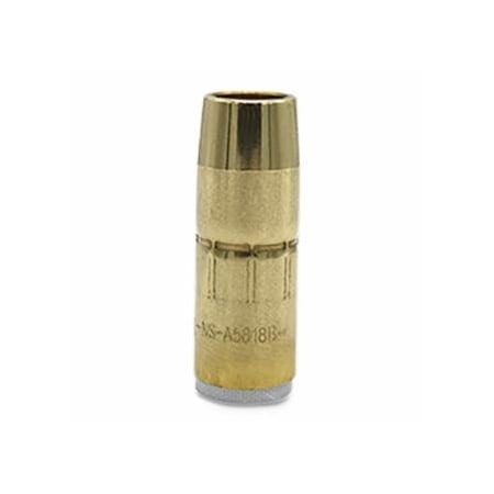 Bernard Acculock, S Series Nozzle, Small, 5/8 in Bore, 1/8 in Recess, Brass, 10PK 360-NS-A5818B