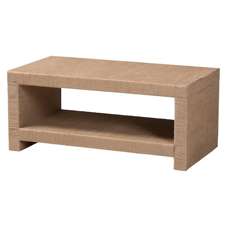 Bali & Pari Adaya Handwoven Jute Coffee Table 261-14267-ZORO