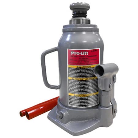 Pro-Lift B-020D 6.77 x 6.42 in. 20 Ton Bottle Jack 498972