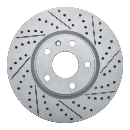 Dynamic Friction Co DFC Geoperformance Rotor - Drilled and Slotted 830-47050R