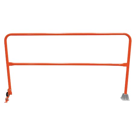 Vestil Steel Dock Safety Swing Gate 7 Ft. Length Orange SSG-7-OR