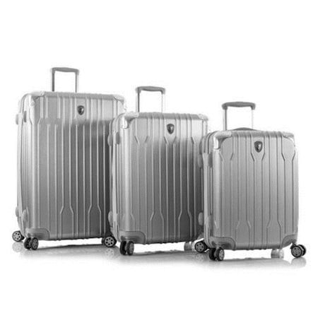Heys America Ltd Heys 3 Piece Xtrak Luggage Set, Silver, 3PK 10103-0002-S3