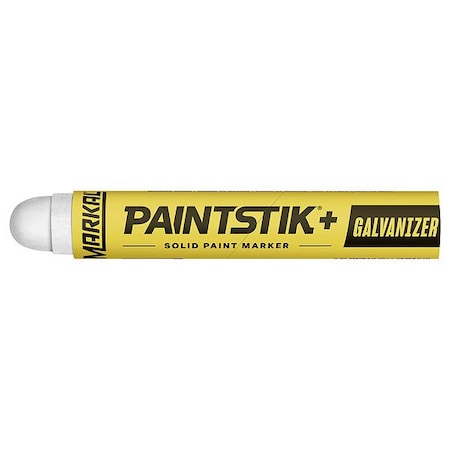 Markal SolidPaintMarker, 4-3/4inL, White, Paint 83420G