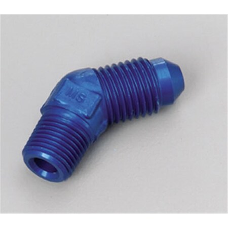 Russell/Edel Russell-Edel 660940 45 Deg. Adapter Fitting 0.12 In., Blue R62-660940