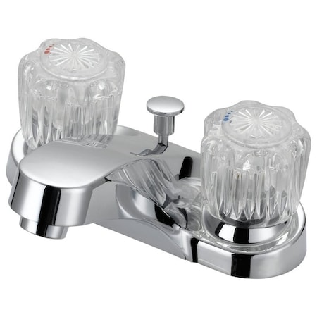 Boston Harbor Boston Harbor F5120069CP Lavatory Faucet, 2-Faucet Handle, Metal, Chrome F5120069CP