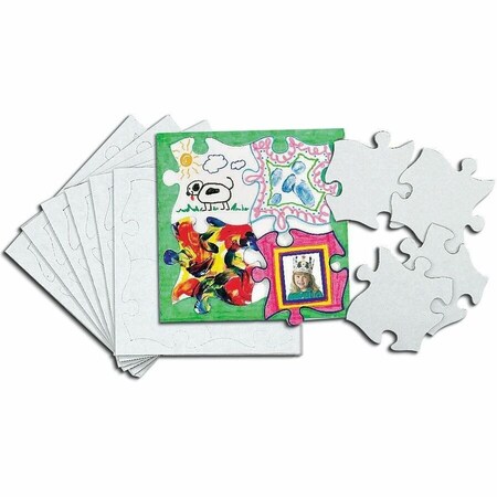 Roylco Puzzle Quilt Pieces - 4 in. x 4 in. - 32-pkg, 32PK R52022