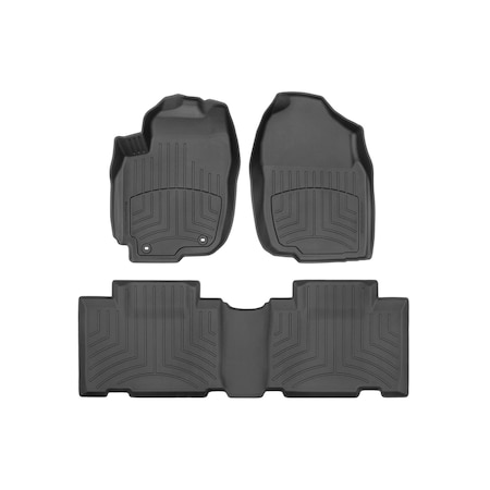 Weathertech Black, Front and Rear FloorLiner HP 44510-1-2IM