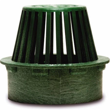 Nds 75 4 in. Flat Top Structural Foam Polyolefin Atrium Grate- Green 278195
