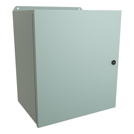 Hammond Latches Electrical Enclosure, 16 in H, 10 in D, 14 in W, 12, 13, 3R, 4, Steel EJ161410