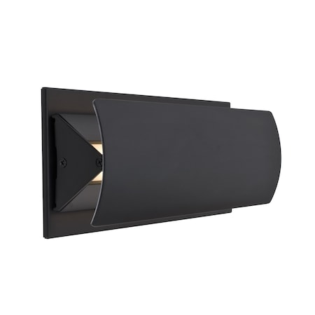 Besa Lighting Besa, Montour Wall Sconce, Black, 1x12W LED MONTOUR-LED-BK