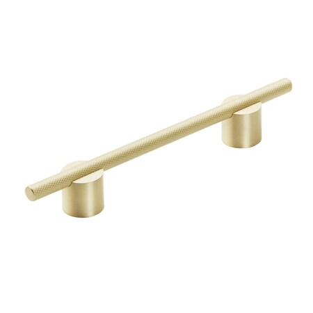 Amerock Transcendent 5-1/16 in 128 mm Center-to-Center Matte Gold Cabinet Pull BP7414128MGMG