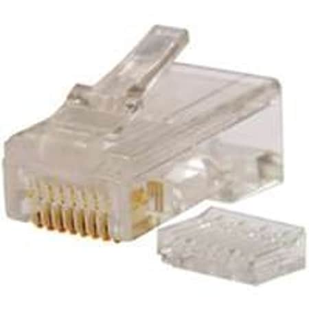 Gardner Bender Modular Plug, RJ45 Connector, 8 Contact, 8 Position GMC-88C6