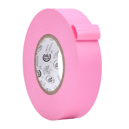 Wod Tape ETC766 General Purpose Electrical Tape Pink UL-CSA listed core: 3/4 in. X 66 ft., 100PK WOD ETC766-00750-100-66-PIN