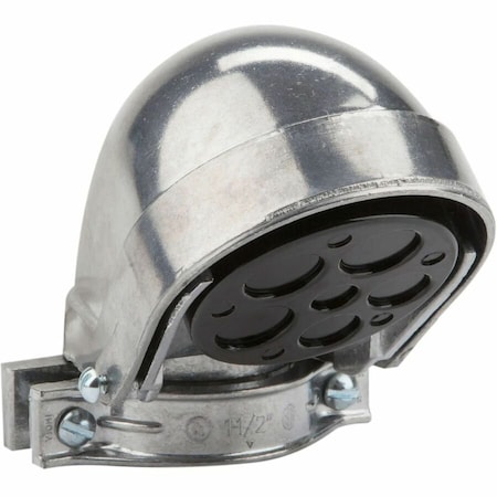 Dottie Conduit Fitting 1-1/2 in, Clamp-On, Aluminum, Pre-Galvanized EC150