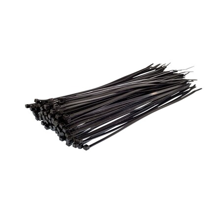 Gtse Black UV Nylon Zip Ties / Cable Ties - 24in (175lb), 50PK CT24-175-B-50