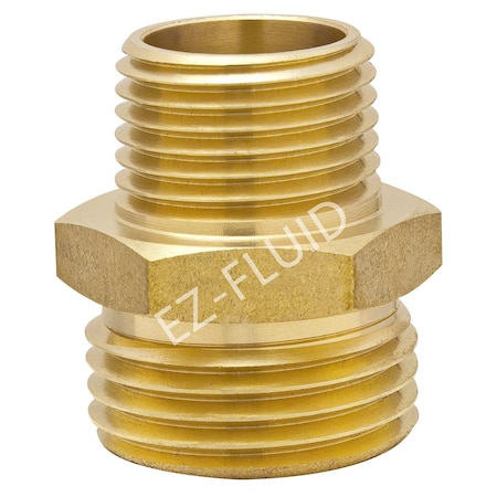 Ez-Fluid 3/4 MHT X 1/2 MIP Garden Hose Adapter EZFD705