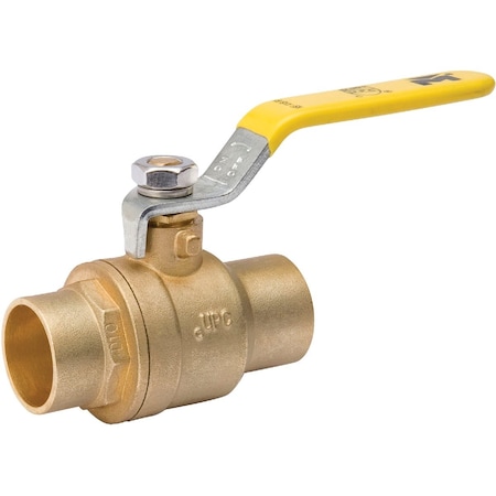 Proline Series ProLine 1'' SWT x 1'' SWT Brass Ball Valve 107-845NL