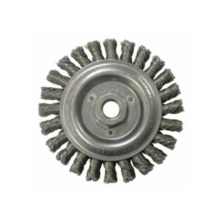 Weiler Roughneck Stringer Bead Wheel, 6 in dia x 3/16 in Face W x 5/8 in-11 UNC x 0.020 in, 12500 RPM, 1 804-08766