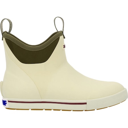 Xtratuf Women's Camp Fleece Lined Ankle Deck Boot, Bone Dark Olive, Size 9 XWADBC10