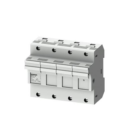 Siemens FUSE HOLDER, 3+N, 50A, 14X51MM FUSE, LED 3NW7162