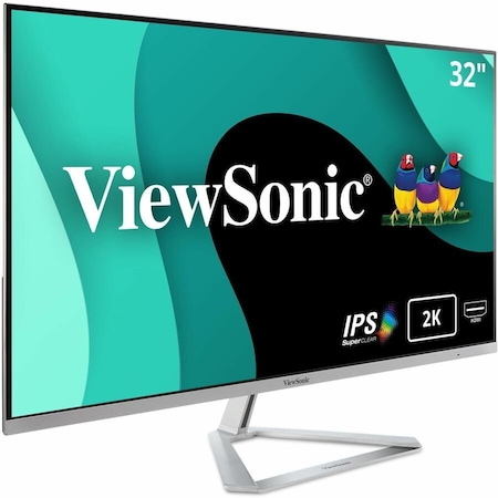 Viewsonic 32 31.5 VIEWABLE WQHD IPS MONITOR WITH A STYLISH ULTRA-SLIM FRAMELES VX3276-2K-MHD